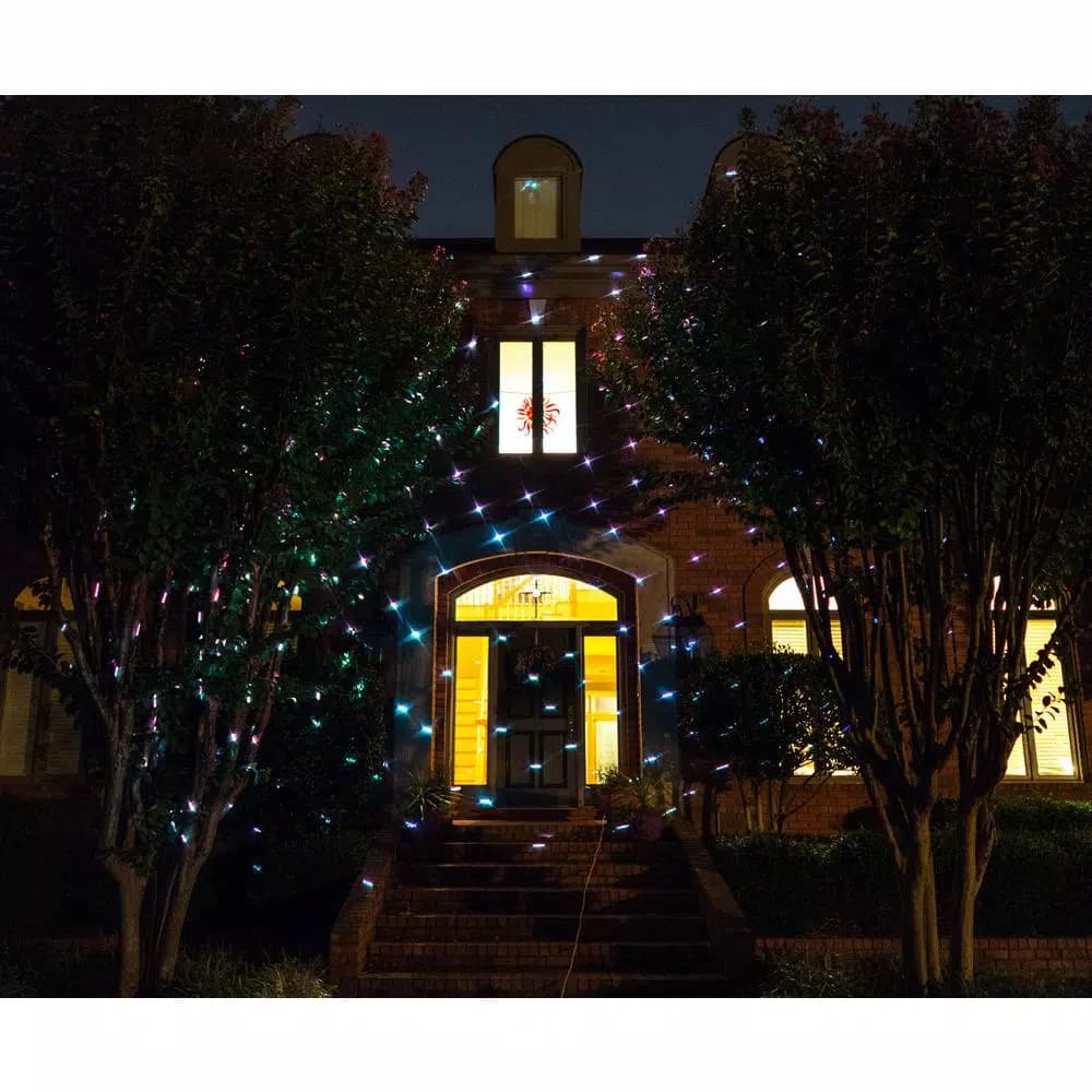 LEDMALL 7-Color Full Spectrum White Laser Star Effect Motion Lights