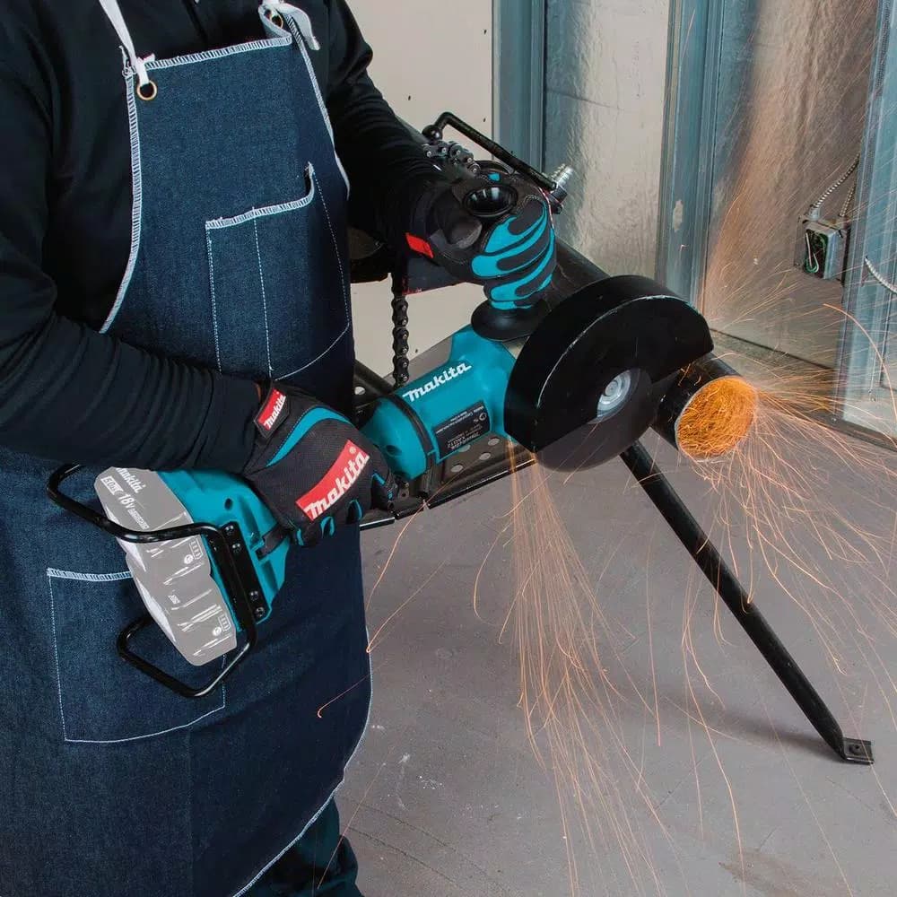 Makita 18V X2 LXT Brushless 7 in. Cordless Angle Grinder with AWS & Electric Brake