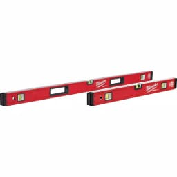 Milwaukee REDSTICK Box Level Set, 24 in. and 48 in. thumbnail 6