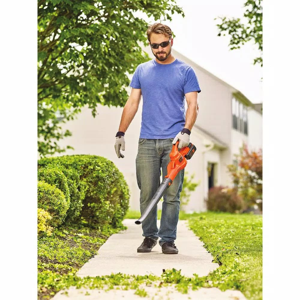 BLACK+DECKER 40V Max Cordless Handheld Blower, 125 MPH, 90 CFM with 1.5 Ah Battery and Charger Included