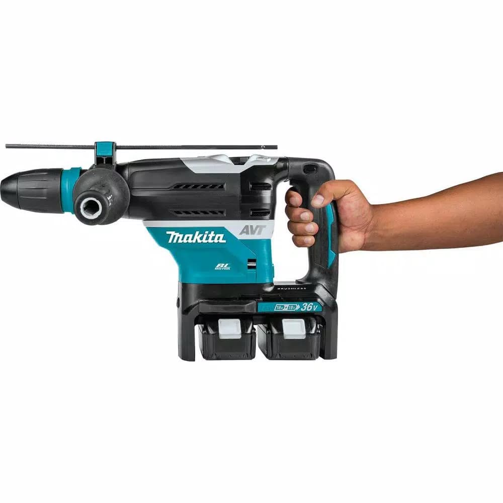 Makita 18V X2 LXT 36V Cordless SDS-MAX Rotary Hammer Kit with 1/2 in. Impact Wrench Bonus