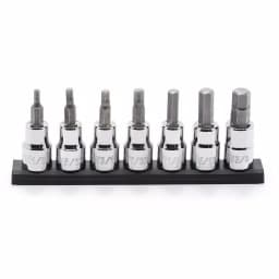 Husky 3/8 in. Drive SAE Hex Bit Socket Set, 7-Piece thumbnail 3