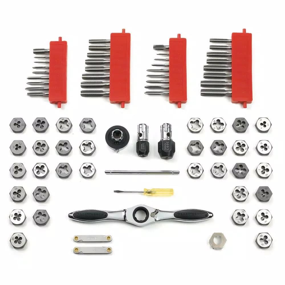 GearWrench 75-Piece SAE/Metric Ratcheting Tap and Die Set