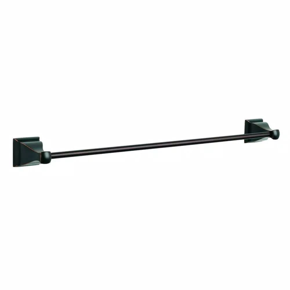 Glacier Bay Milner 24 in. Single Towel Bar in Bronze