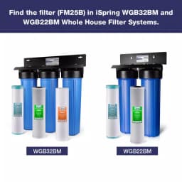 iSpring FM25B Big Blue Iron and Manganese Reducing Replacement Water Filter, 4.5 x 20 in. thumbnail 3