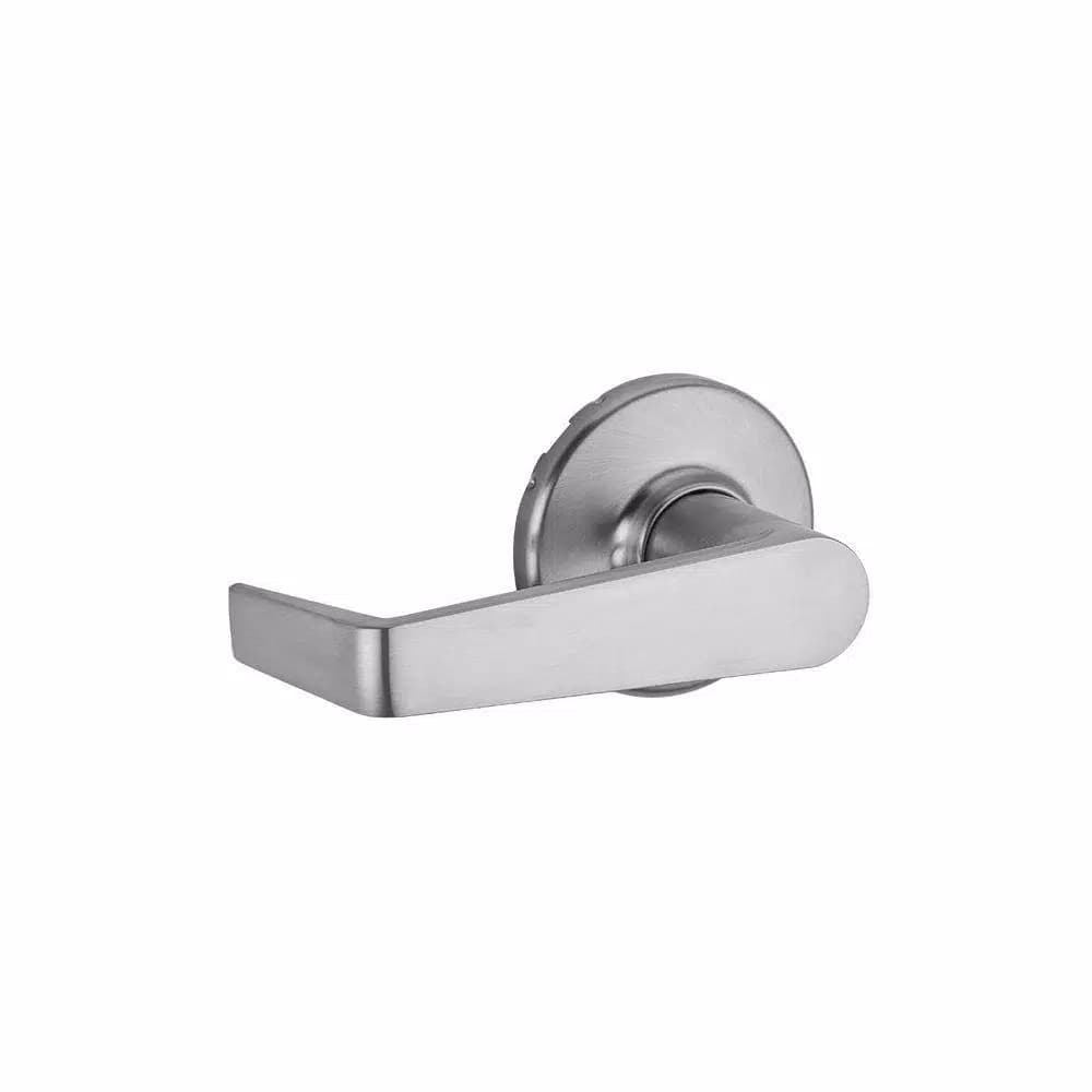 Kwikset Kingston Satin Chrome Passage Lever, Interior Hall/Closet Door Handle