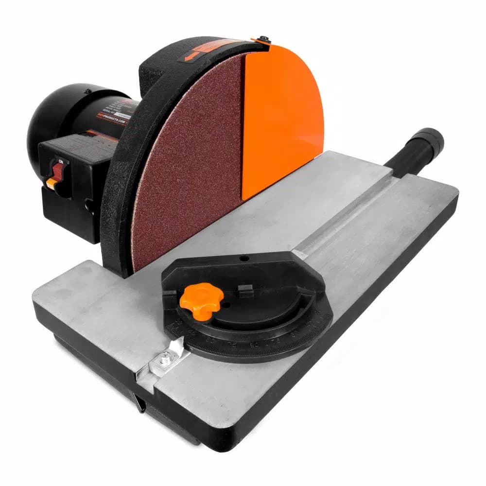 WEN 12 in. Corded Benchtop Disc Sander with Miter Gauge and Dust Collection System