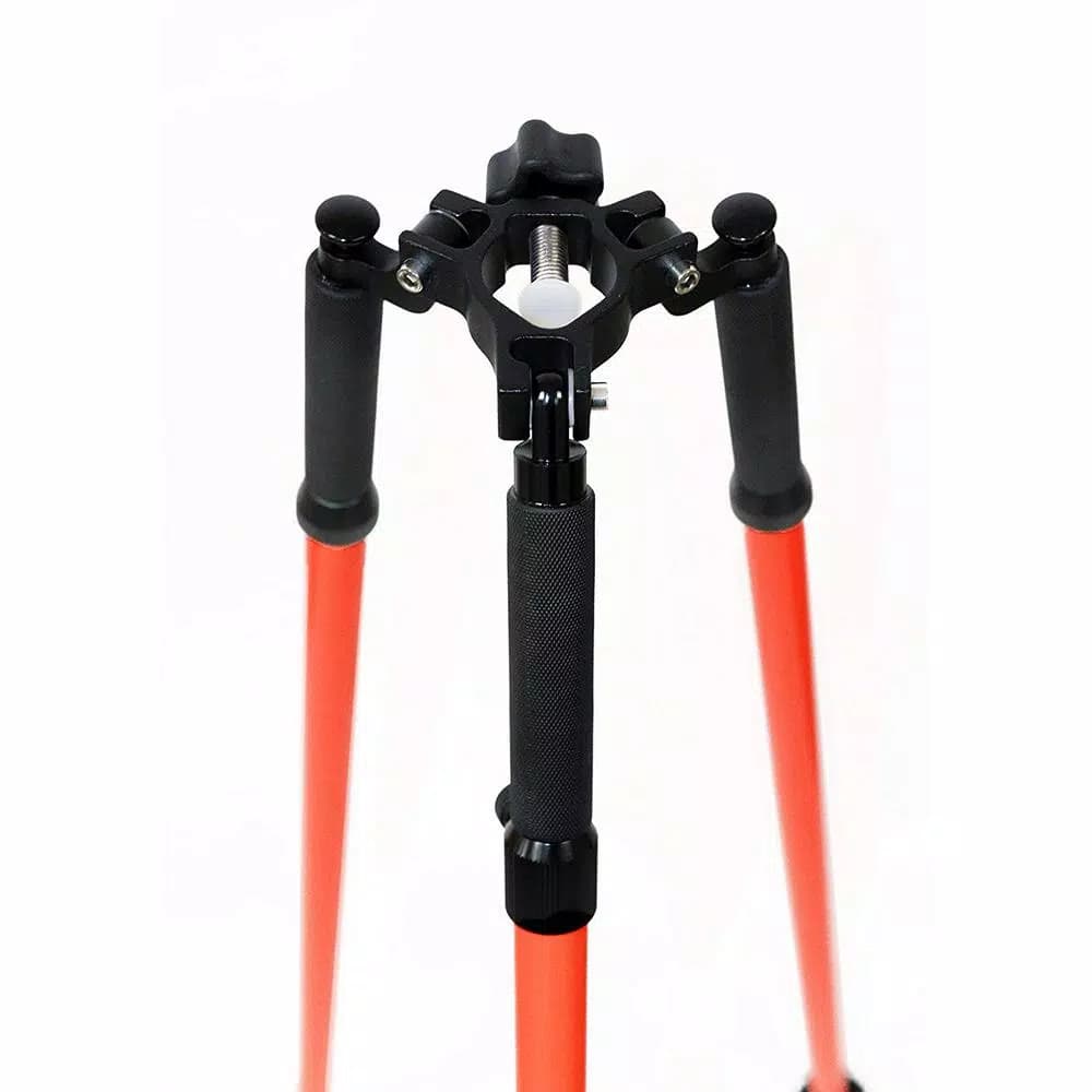 AdirPro Aluminum Red Prism Pole Tripod with Side-Entry Thumb Screw Head