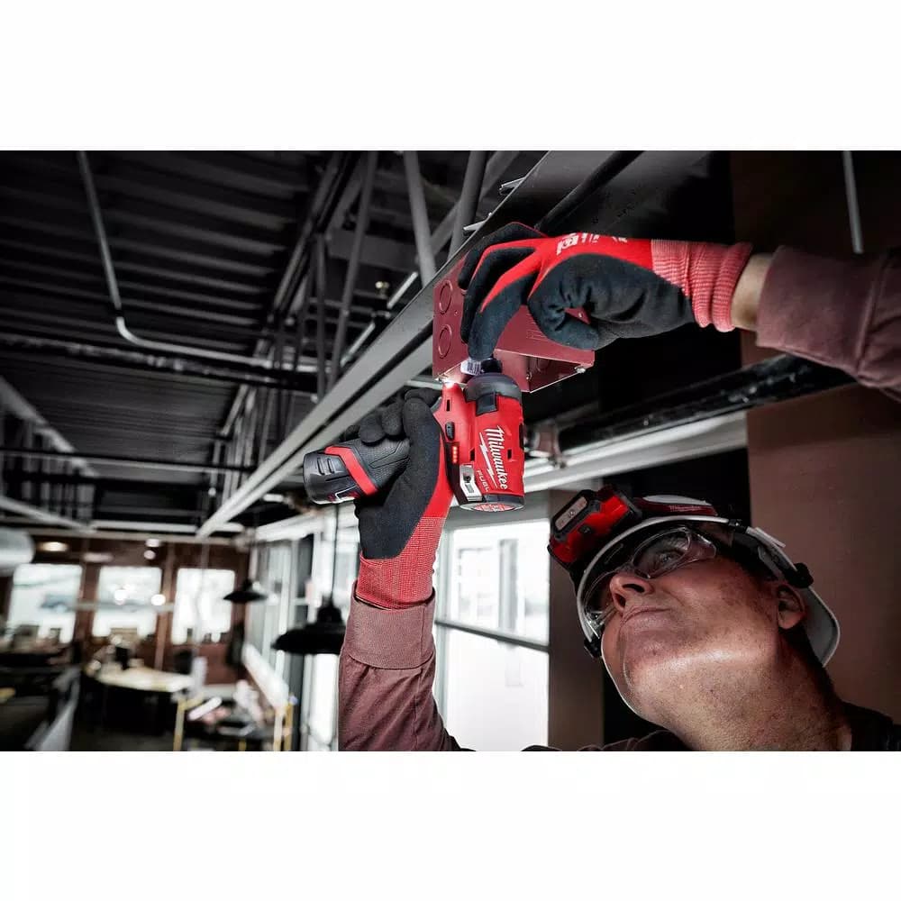 Milwaukee M12 FUEL 12V Brushless Cordless Surge Impact and Hammer Drill Combo Kit (2-Tool)