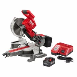 Milwaukee M18 FUEL 10 in. Dual Bevel Sliding Compound Miter Saw Kit with 8.0 Ah Battery thumbnail 1