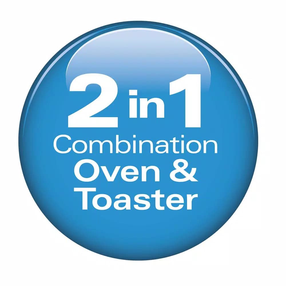 Hamilton Beach 2-in-1 1450W Toaster Oven and 4-Slice Toaster, Silver