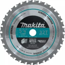 Makita 5-7/8 in. 32-Teeth Carbide-Tipped Metal Cutting Saw Blade thumbnail 1