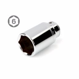 TEKTON 3/4 in. Drive Deep 6-Point Metric Socket and Ratchet Set, 19 mm to 50 mm (27-Piece) thumbnail 4
