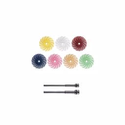 Dedeco Sunburst 5/8 in. Radial Discs 86-Piece Rotary Cleaning and Polishing Assortment thumbnail 1