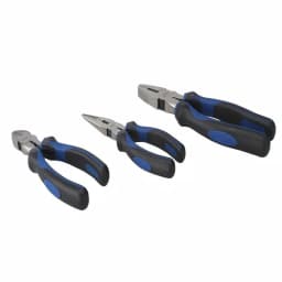 Unbranded Ford 3-Piece Pliers Set, Carbon Steel with Ergonomic Soft Grip Handles thumbnail 1