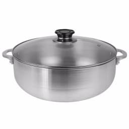 Home Basics 14.25 in. Aluminum Caldero with Glass Lid, 7 qt. Multi-Pot thumbnail 1