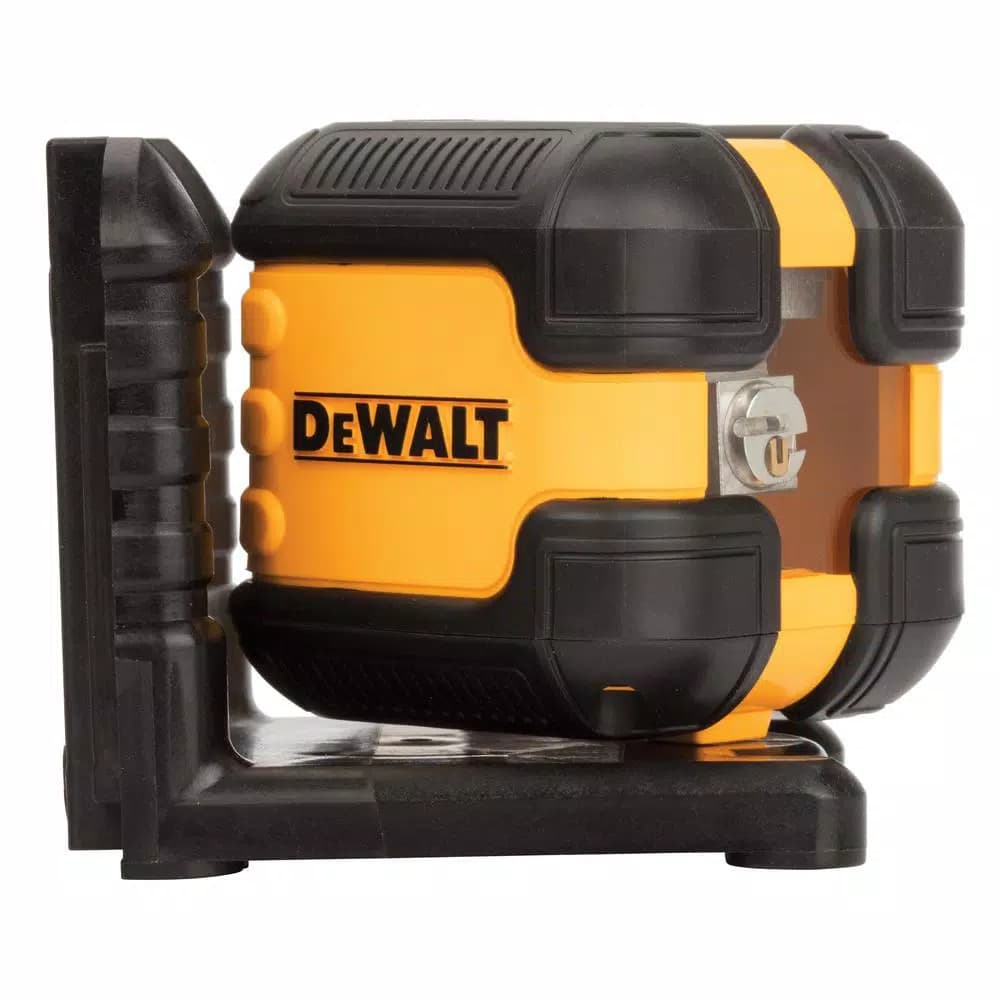 DEWALT Red Self-Leveling Cross Line Laser Level with Case and (2) AA Batteries