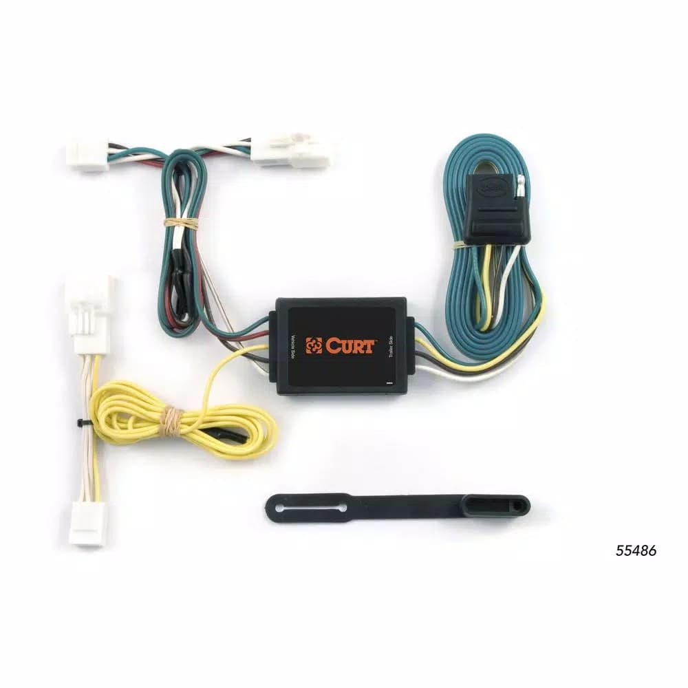 CURT Custom Vehicle-Trailer Wiring Harness for Toyota RAV4, 4-Way Flat Output Plug-and-Play T-Connector