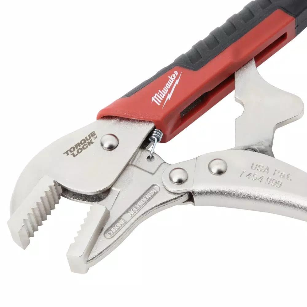 Milwaukee 7 in. TORQUE LOCK Straight Jaw Locking Pliers with Grip