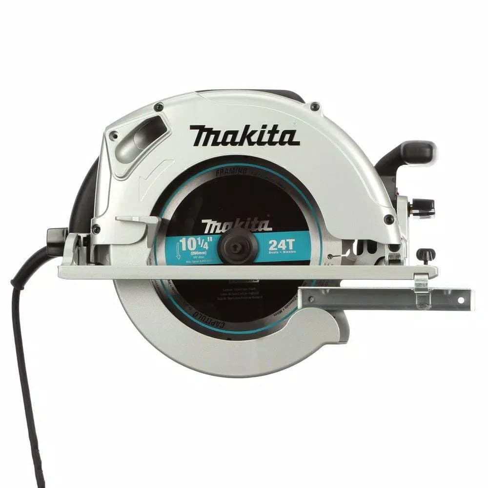 Makita 10-1/4 in. 14 Amp Corded Circular Saw with Electric Brake and 24T Carbide Blade
