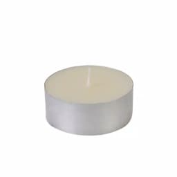 Zest Candle Ivory Mega Oversized Tealight Candles, 2.25 in. Diameter, 10-Hour Burn Time (12-Pack) thumbnail 1
