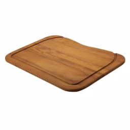 ALFI BRAND Iroko Wood Cutting Board - Large Rectangular Butcher Block for Kitchen & Serving thumbnail 4