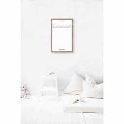 Petal Lane Journey Thoreau Rustic Brown Magnetic Memo Board with 4 Wood Magnets thumbnail 2
