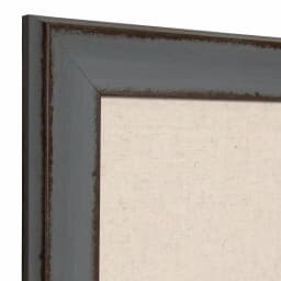 Kate and Laurel Kenwick Gray Framed Linen Fabric Pinboard Memo Board, Farmhouse Style thumbnail 3