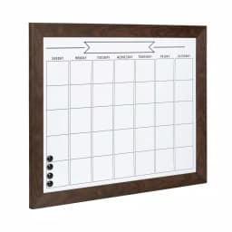 DesignOvation Beatrice Framed Magnetic Dry Erase Monthly Calendar Memo Board with Magnets and Marker thumbnail 2