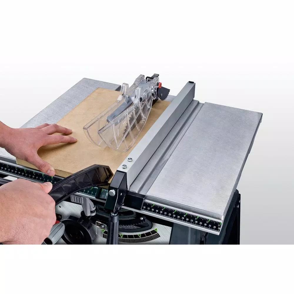 Genesis GTS10SB 10 in. Table Saw with 15 Amp Motor, Self-Aligning Rip Fence and Heavy-Duty Metal Stand