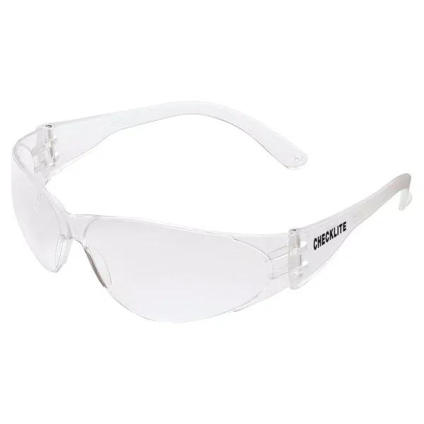 MCR Safety Checklite Anti-Fog Safety Glasses, Clear Polycarbonate, ANSI Z87.1 Plus High Impact