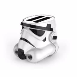 Pangea Brands Star Wars Stormtrooper 2-Slice White Toaster with Galactic Empire Logo Toasting thumbnail 3