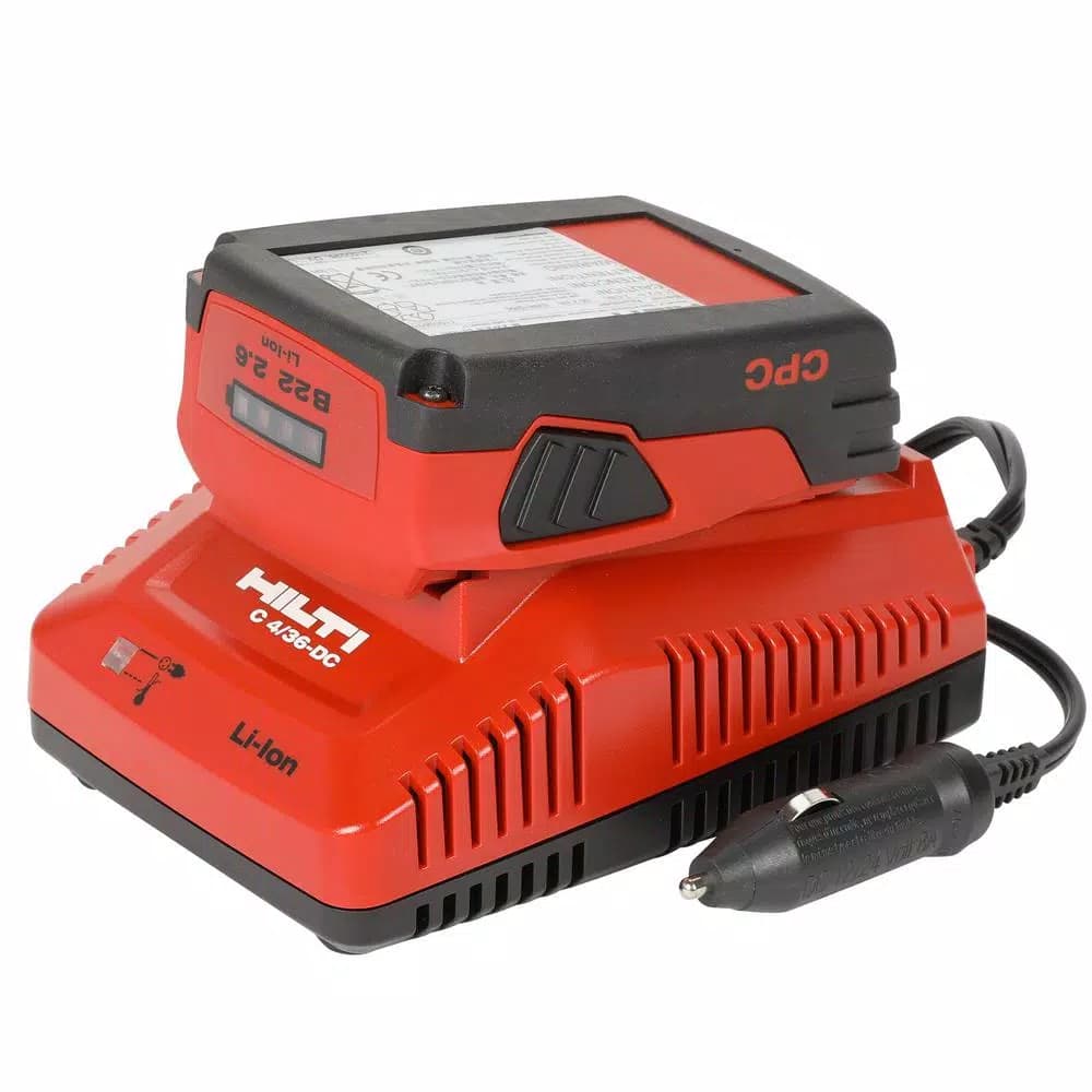 Hilti SID 4-A22 22V Brushless 1/4 in. Hex Compact Impact Driver Kit with 2 Batteries and Car Charger