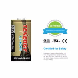 Unbranded Tenergy Rechargeable RCR123A Lithium Ion Batteries for Arlo Wireless Security Cameras, 4-Pack thumbnail 3