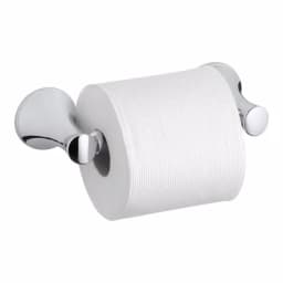 KOHLER Coralais 3-Piece Polished Chrome Bath Hardware Set: Towel Bar, Towel Ring & Toilet Paper Holder thumbnail 4