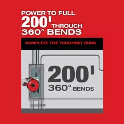 Milwaukee M18 FUEL ANGLER 100 ft. Non-Conductive Polyester Pulling Fish Tape Drum thumbnail 5