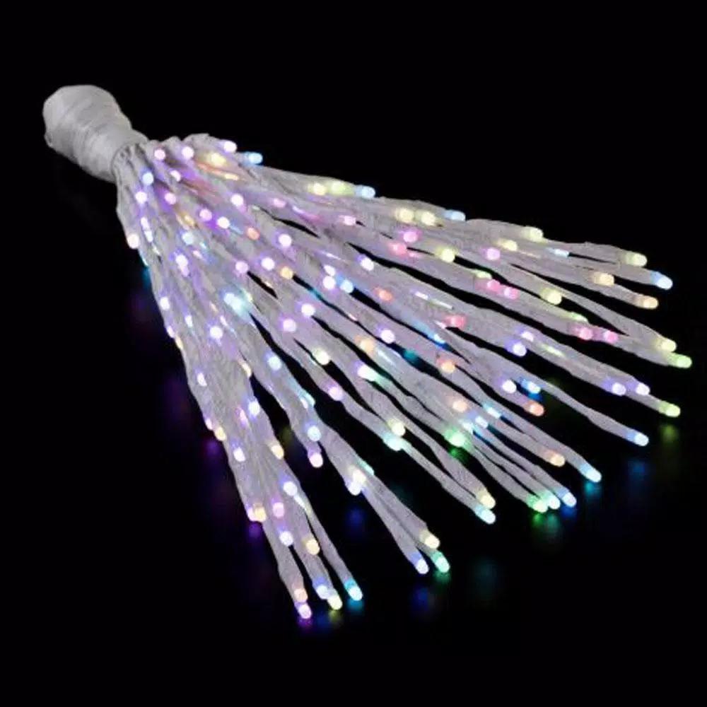 Unbranded Twinkly Spritzer 200-Count Multi-Color LED String Lights with Bluetooth and Wi-Fi