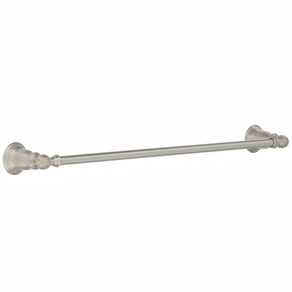 MOEN Kingsley 24 in. Single Towel Bar, Brushed Nickel