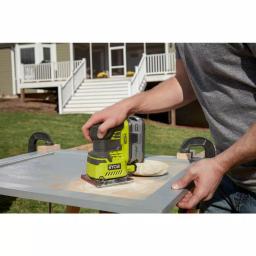 RYOBI 18V ONE+ Cordless 5 in. Random Orbit Sander and 1/4 Sheet Sander Combo Kit (Tools Only) thumbnail 7