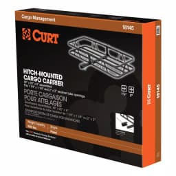CURT 48 in. x 20 in. Steel Basket Style Hitch Cargo Carrier, 500 lb. Capacity, 2 in. Receiver with Adapter thumbnail 12