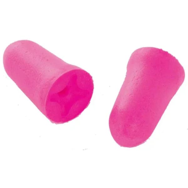 Girl Power At Work GP05 Disposable Pink Foam Earplugs, NRR 30dB, Small Ear Canal Fit, 100 Pairs per Dispenser Box