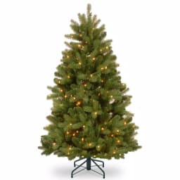 National Tree Company 4.5 ft. Newberry Spruce Feel Real® Artificial Christmas Tree with 450 Dual Color LED Lights thumbnail 1