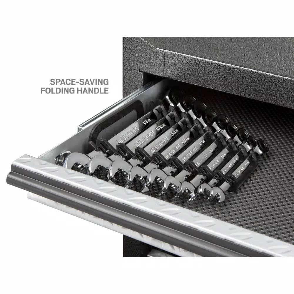 TEKTON 9-Piece Ratcheting Combination Wrench Set, 1/4 in. to 3/4 in.