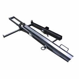 Detail K2 400 lb. Capacity Hitch Mounted Motorcycle Carrier with Adjustable Front Wheel Channel thumbnail 3