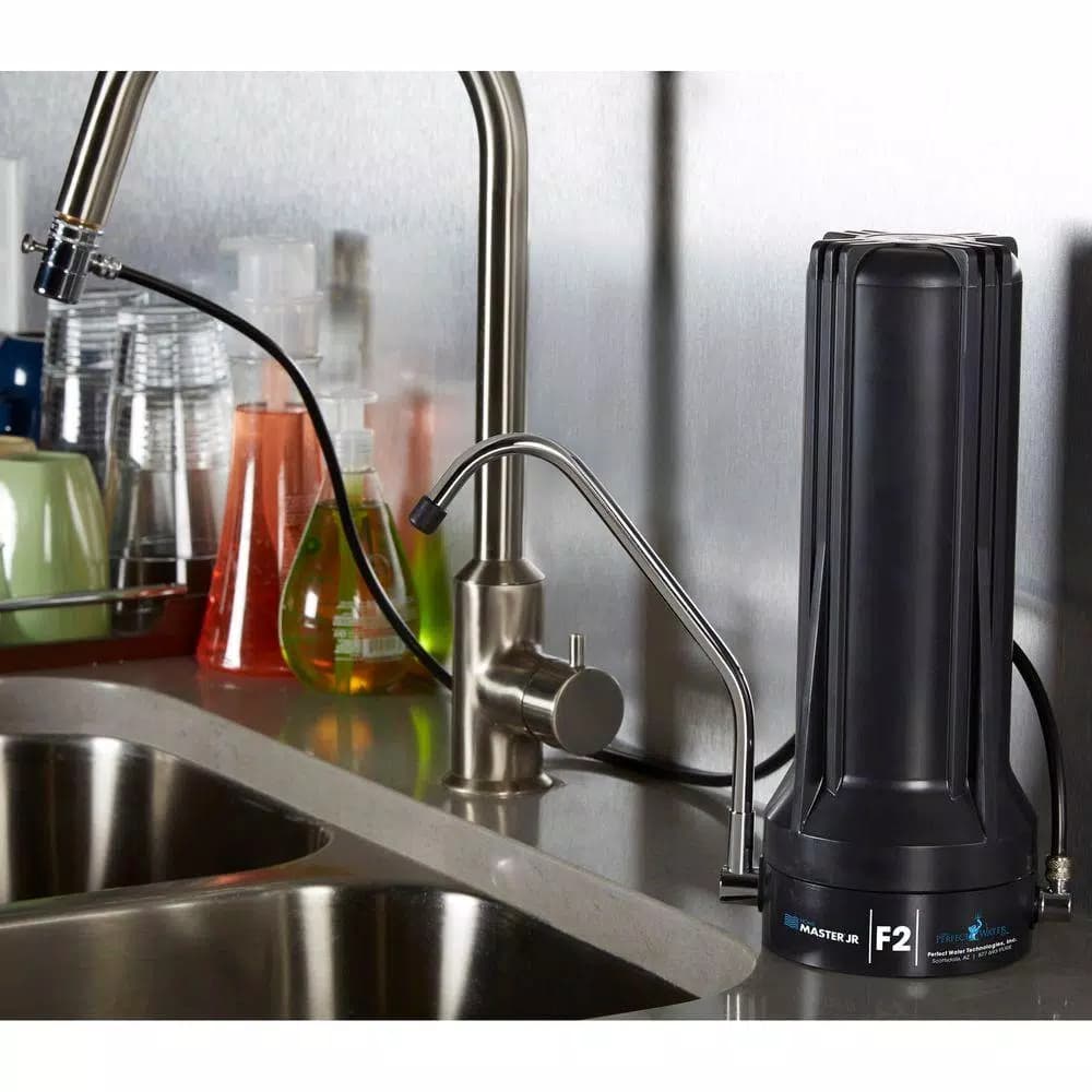 Home Master Jr F2 Countertop Water Filter System, Black