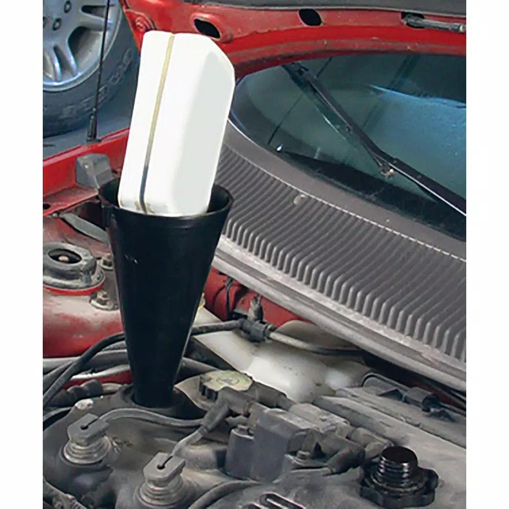 Lisle Two-Piece Threaded Oil Funnel Set for Ford, Dodge, Jeep, and Chrysler Vehicles