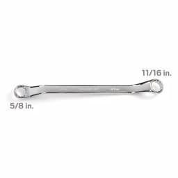 TEKTON 5/8 in. x 11/16 in. 45° Offset Double Box End Wrench thumbnail 2