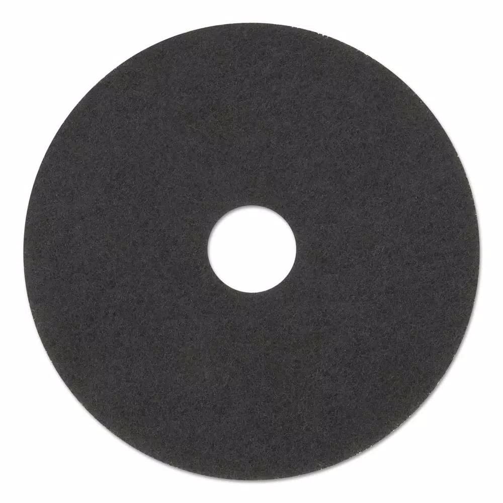 Premiere Pads 12 in. Black Stripping Floor Pads, Case of 5