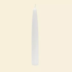 Zest Candle Biedermann and Sons 6 in. White Taper Candles, 12-Set thumbnail 2
