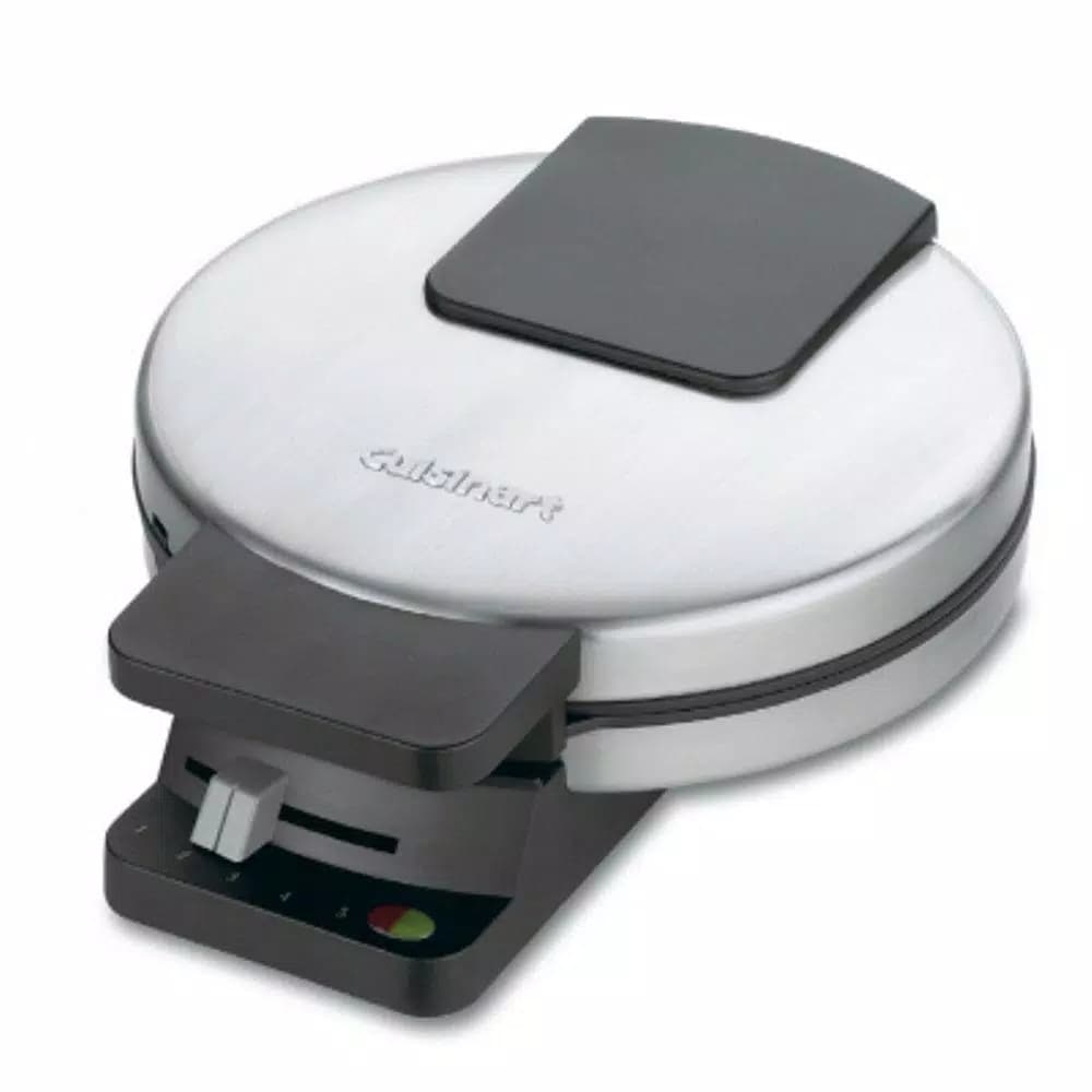 Cuisinart Stainless Steel American Waffle Maker with 5-Setting Browning Control and Recipe Book